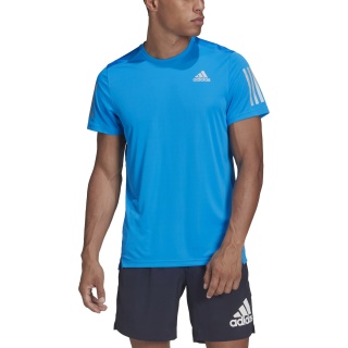 adidas Lauf-Tshirt Own The Run (feuchtigkeitsabsorbierend, reflektierend) blau Herren